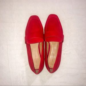 Halogen Red Suede Lucy Flat NWT